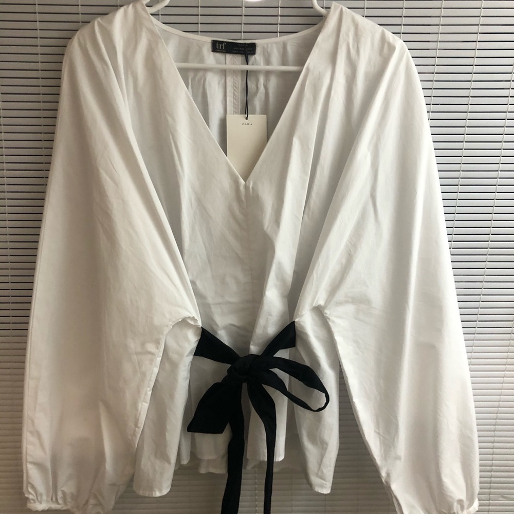 White Blouse - Zara TRF Collection